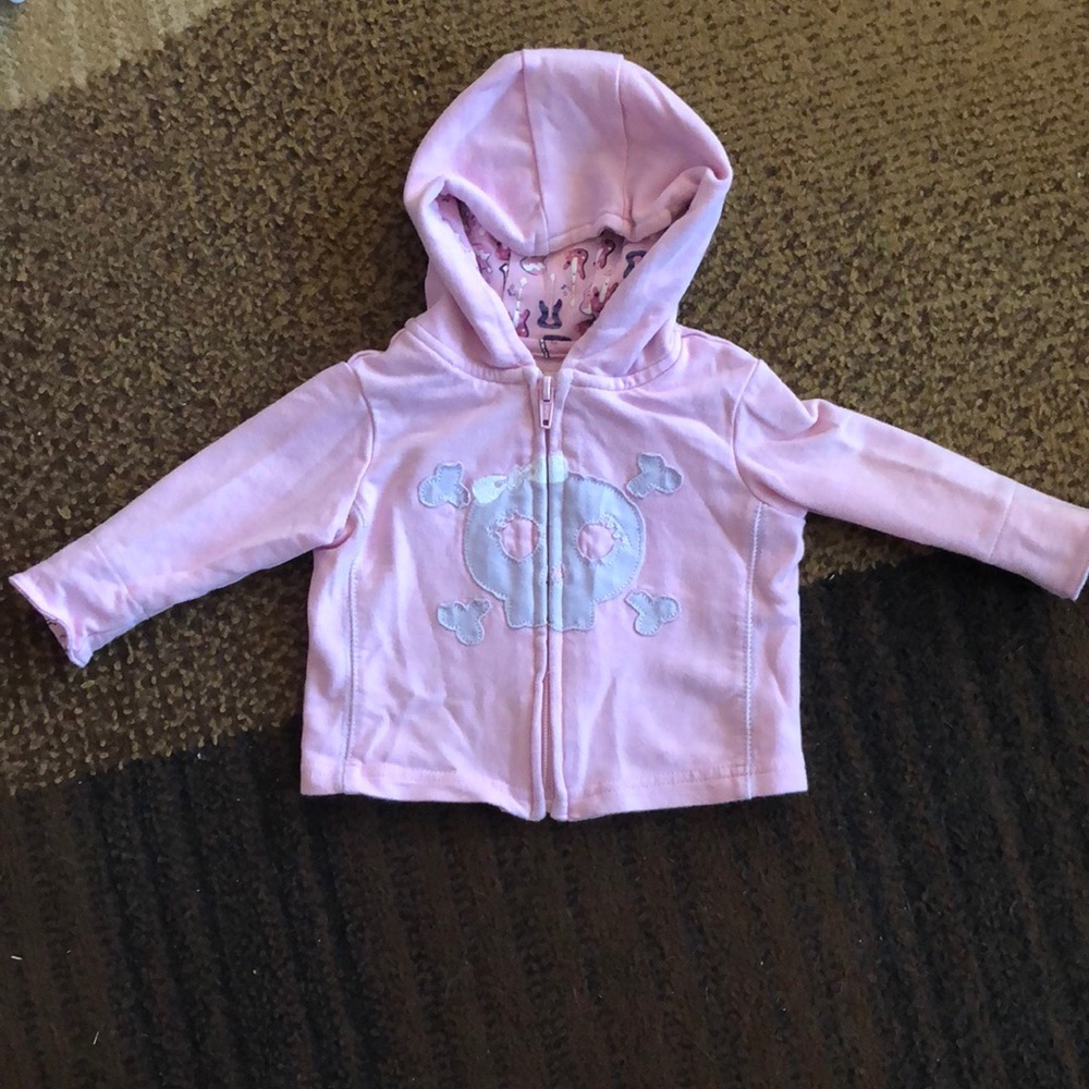 Amy Coe Pink Skull Hoodie
